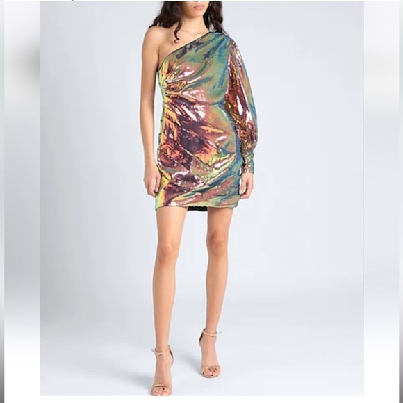 SOMETHINGNEW Cocktail Dress 'Hazel' in Light Yellow, NWT! - Picture 1 of 6